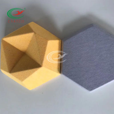 Lightweight 3D Hexagon Acoustic Panels Fireproof Polyester Fiber