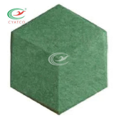 3D Lightweight Hexagon Sound Tiles , Odorless Hexagonal Acoustic Wall Panels