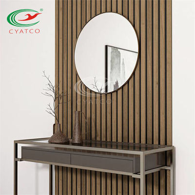 Fire Resistant Timber Wood Slat Wall Multiscene Sound Absorption