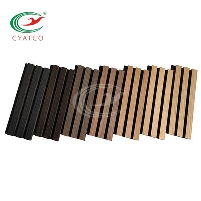 Formaldehyde Free Linear Wood Wall Panels In Commercial Architecture