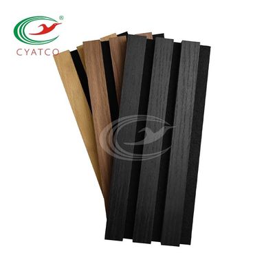 Sound Absorption Longevity Wood Slat Wall Linear Ceiling Easy To Install