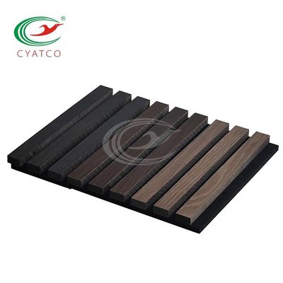 Low Maintenance Wood Veneer Acoustic Wall Panels For Commercial Space