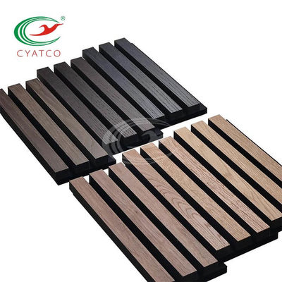 High Durability Acoustic Wall Panels Ceiling Mounted Fire Resistant Wooden Panel