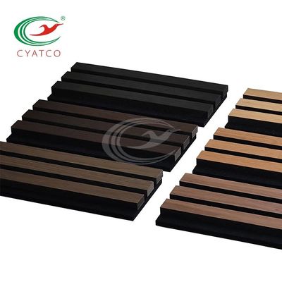 Low Maintenance Wood Veneer Acoustic Wall Panels For Commercial Space