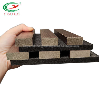 Wood Veneer Acoustic Wall Panels 2400Mm X 605Mm Low Maintenance