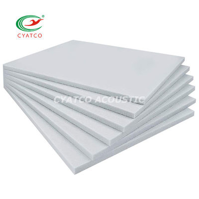 10 Pack White Polyeater Fiber Acoustic Panels 18mm For Wall Decoration