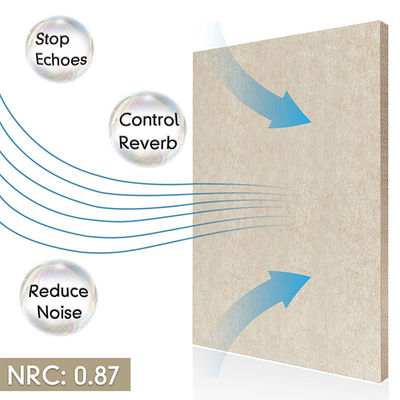 9mm Camel Polyeater Fiber Acoustic Panels Performance Halls Sound Blocking Absorbing Padding
