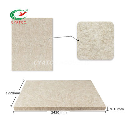 9mm Camel Polyeater Fiber Acoustic Panels Performance Halls Sound Blocking Absorbing Padding